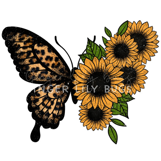 DTF Transfer - Leopard Butterfly